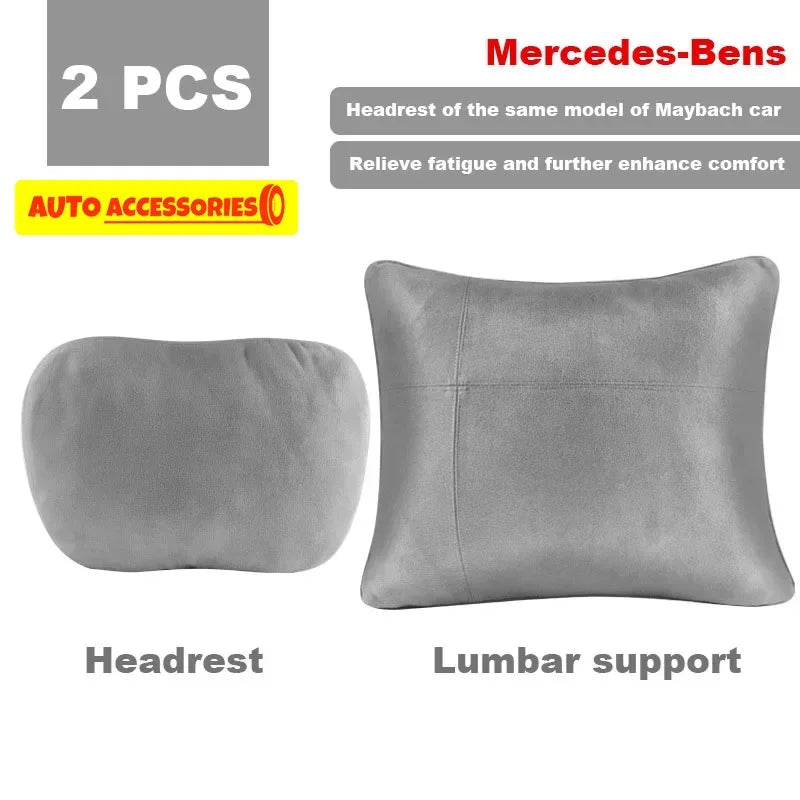 Soft car headrest neck support pillow for comfortable driving