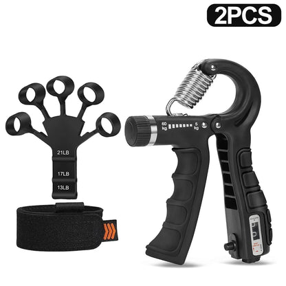 5–60Kg Adjustable Hand Gripper Wrist & Forearm Strengthener