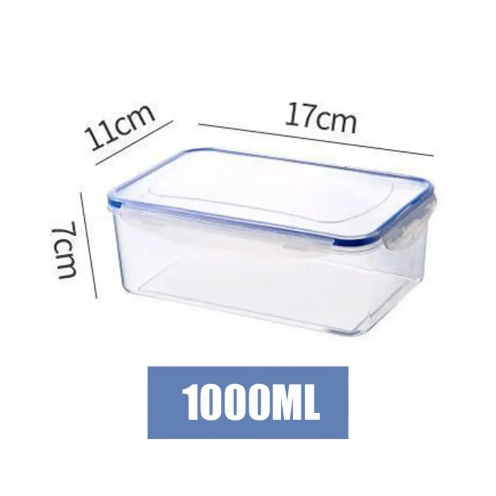 Transparent refrigerator storage box plastic food containers for kitchen organization