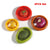Reusable fruit storage container covers with retractable film seal for fresh food preservation