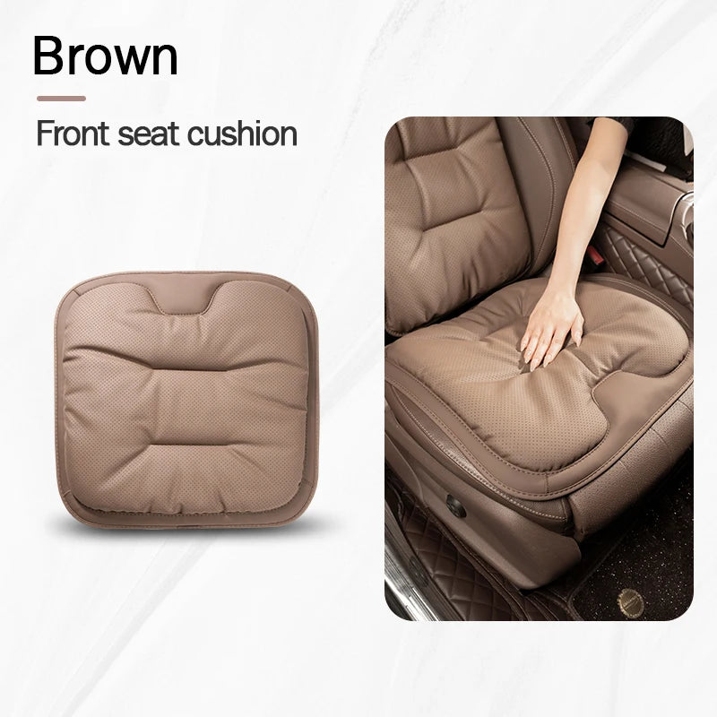 Universal leather car seat waist cushion cover for car seat protection and comfort