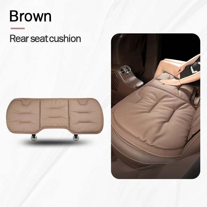 Universal leather car seat waist cushion cover for car seat protection and comfort