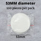 Disposable coffee filter paper for espresso coffee powder bowl portafilter 51mm 53mm 58mm 100 sheets