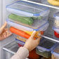 Transparent refrigerator storage box plastic food containers for kitchen organization