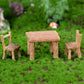 DIY fairy garden resin miniature accessories for dollhouse terrarium flower pot and home garden decor