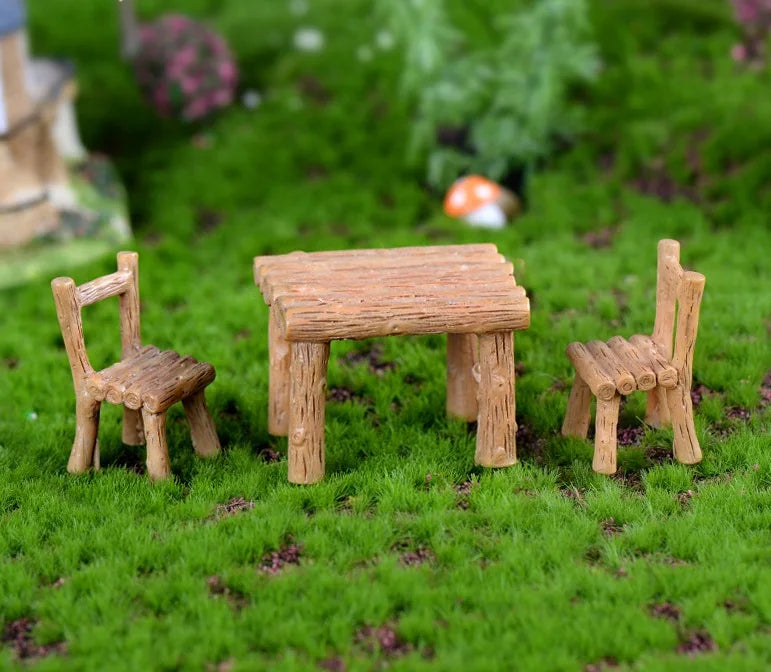 DIY fairy garden resin miniature accessories for dollhouse terrarium flower pot and home garden decor