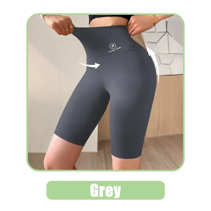 Women High Waist Push Up Gym Shorts for Yoga & Fitness