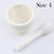 Resin mortar and pestle set for grinding garlic herbs spices ginger and seasonings in kitchen