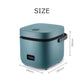 Mini 1.2L electric rice cooker for 1-2 people with non-stick inner pot and measuring cup