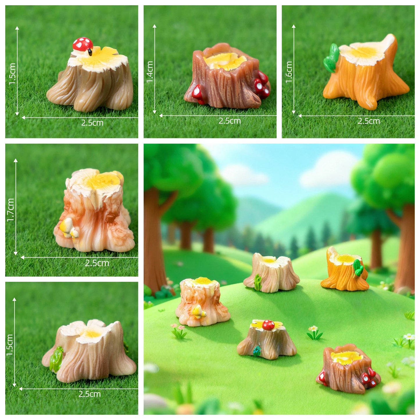 DIY Fairy Garden Miniature Accessories | Resin Garden Decor