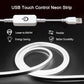 waterproof flexible LED neon tape lights for bathroom cabinet TV background bedroom living room and modern home decor