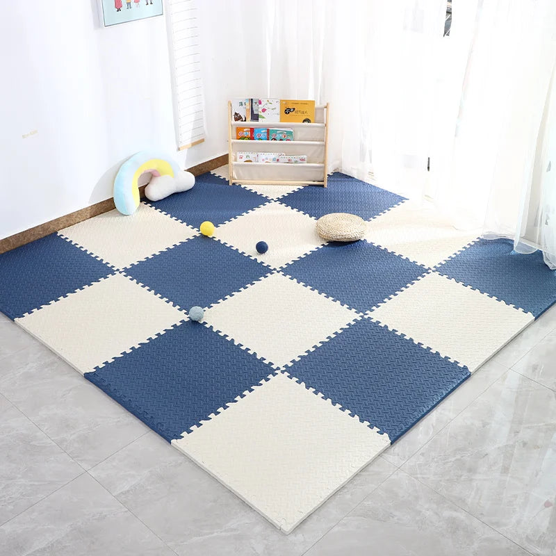 thick baby play mat for kids non-slip waterproof PVC crawling floor tiles