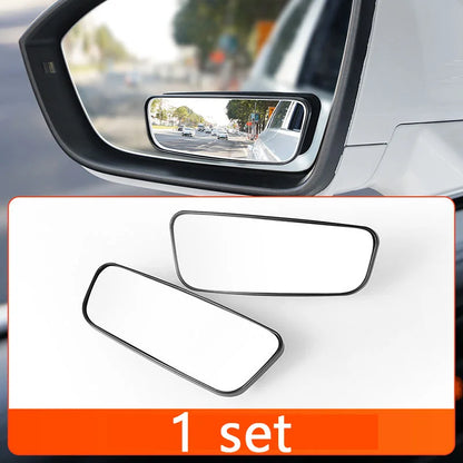 Car auxiliary rearview convex blind spot mirror wide angle adjustable side mirror