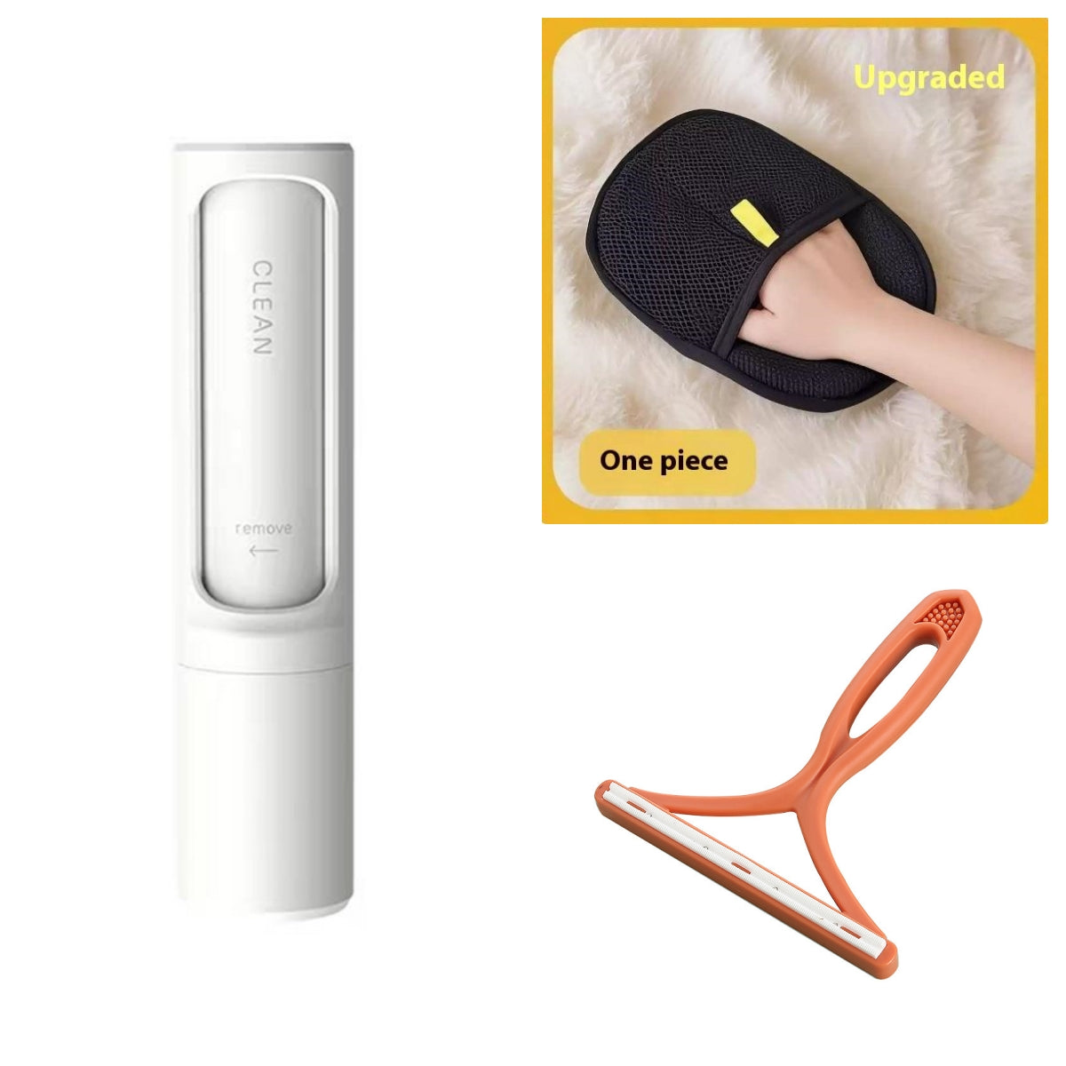 Self cleaning pet lint roller for clothes and furniture