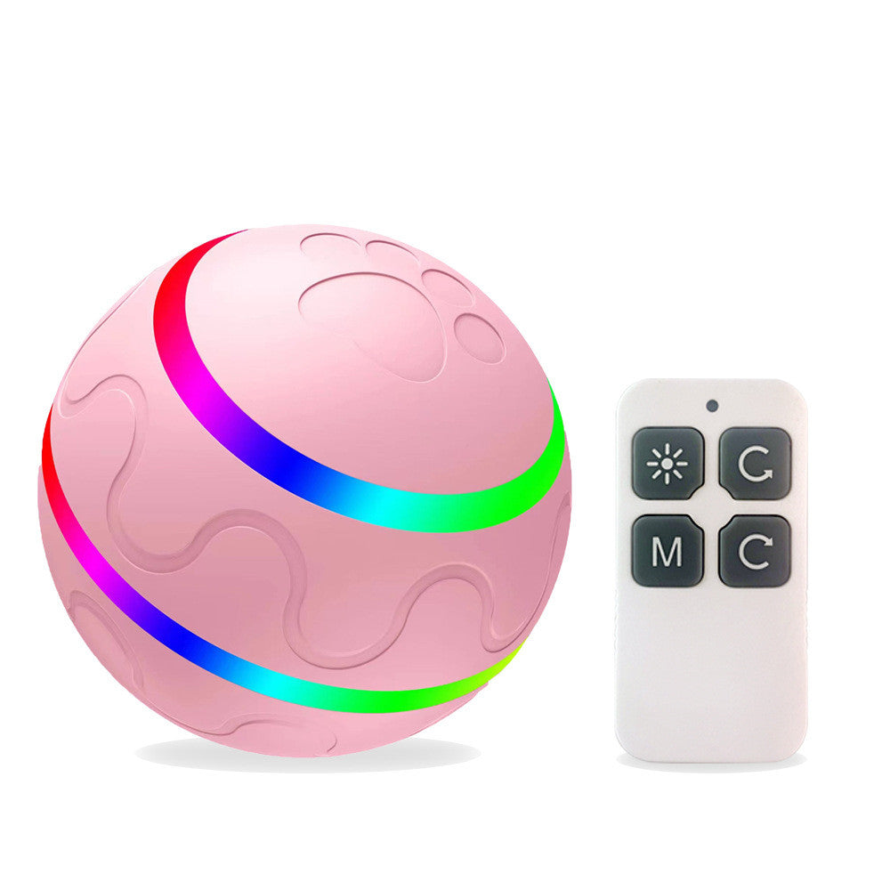 Self rotating interactive cat ball