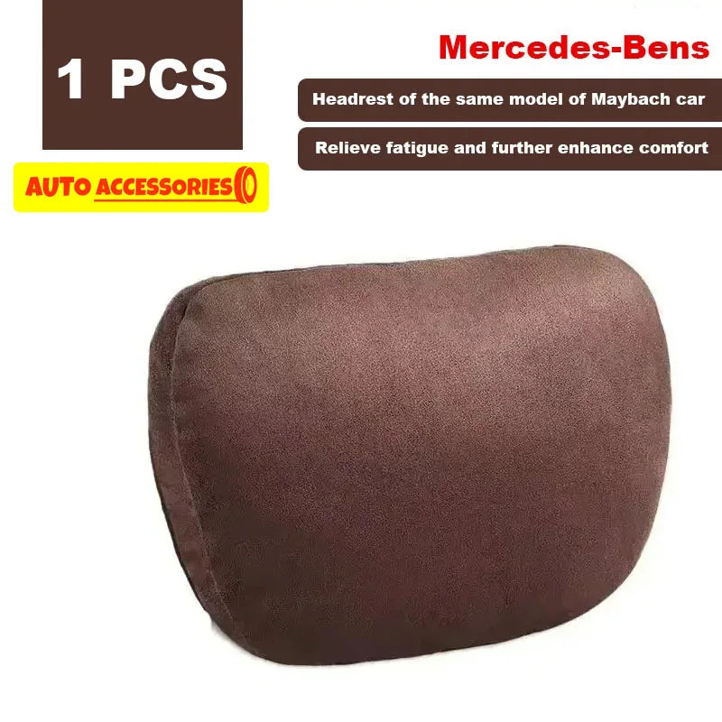 Soft car headrest neck support pillow for comfortable driving