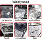 Self-adhesive car soundproof insulation pad for engine hood and door noise reduction