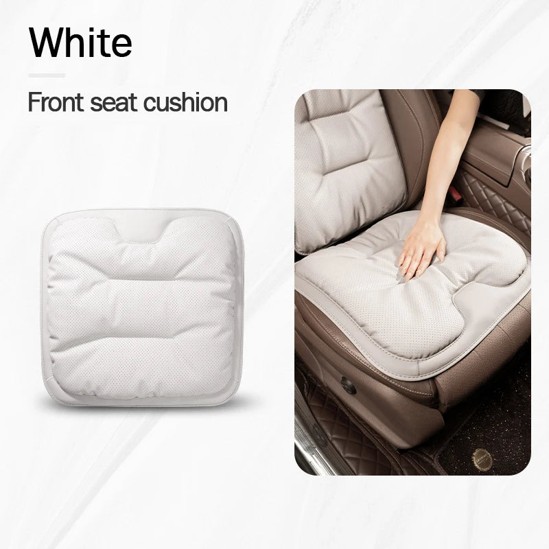 Universal leather car seat waist cushion cover for car seat protection and comfort