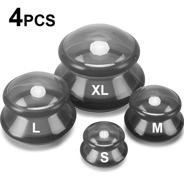 Silicone Cupping Therapy Set for Massage & Body Relaxation
