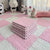 30x30cm plush puzzle foam floor mat square interlocking carpet for living room