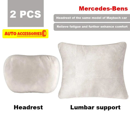 Soft car headrest neck support pillow for comfortable driving