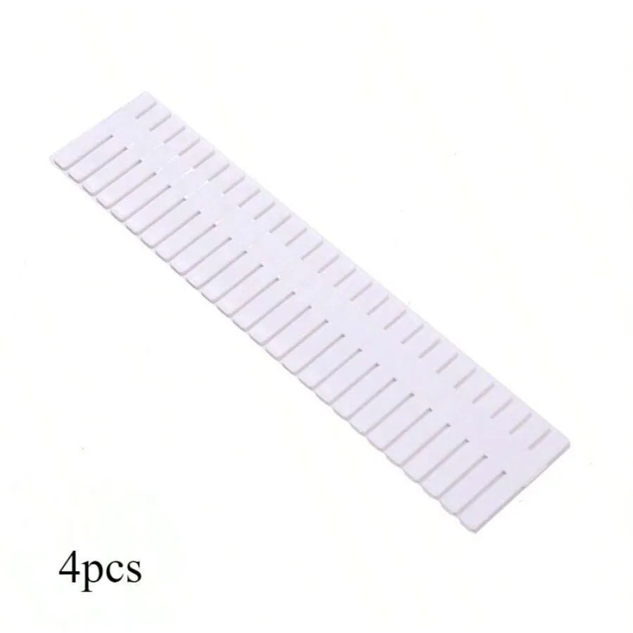 Adjustable plastic drawer organizer dividers reusable PP storage partitions for desk kitchen office drawer organization