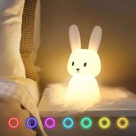Silicone Rabbit Touch Sensor lamp