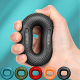 Silicone hand grip strengthener ring for finger exercise