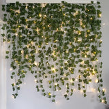 Silk Leaves LED String Lights 