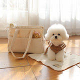 Small dog carrier tote bag for travel