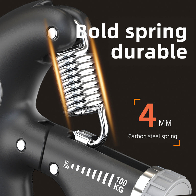 Smart grip strengthener with durable spring resistance