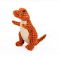 Soft dinosaur chew toy for dogs
