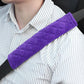 Soft plush car seat belt shoulder pad cover for comfortable driving