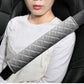 Solid color Short plush shoulder guard for car seat belts