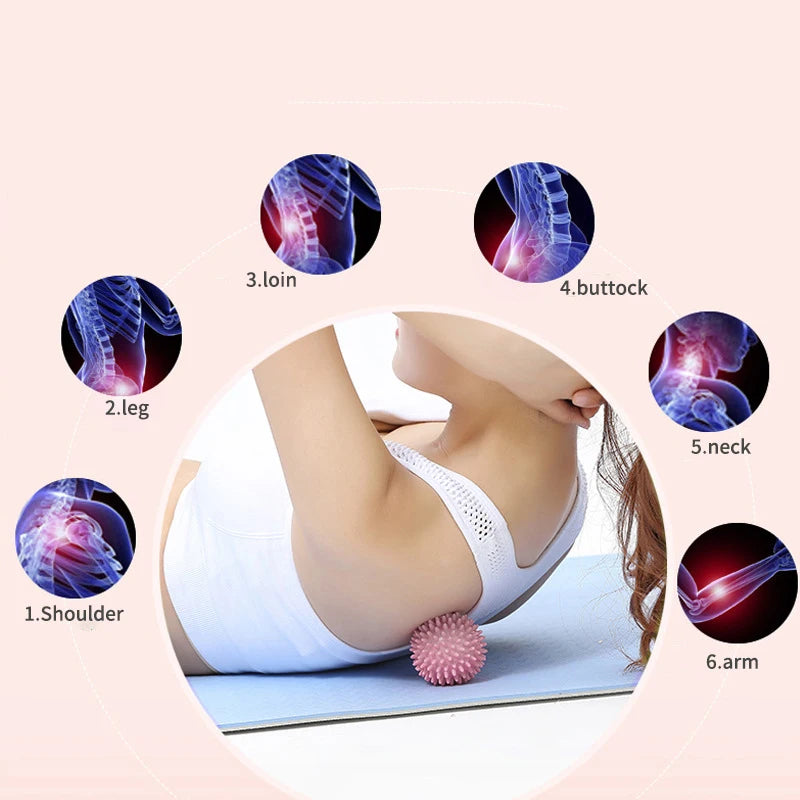 Spiky massage ball for muscle relaxation
