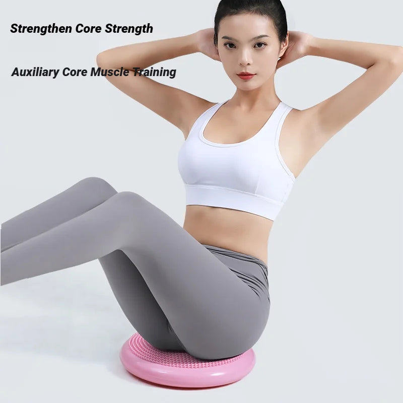 Sports balance pad with textured massage surface