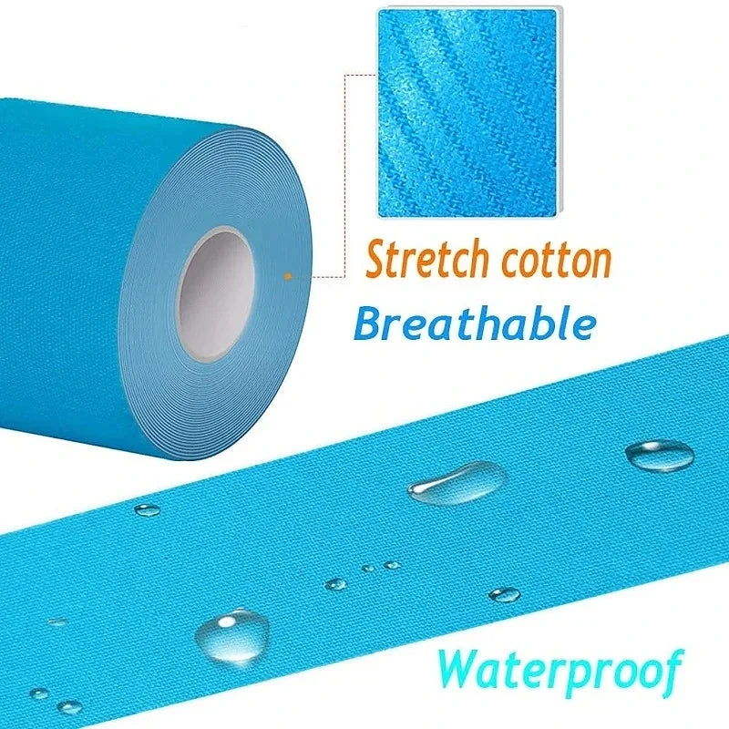 Sports recovery tape for fitness and workout use