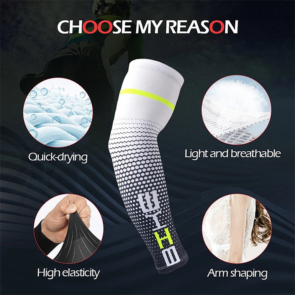  Sun protection arm sleeves for running and cycling