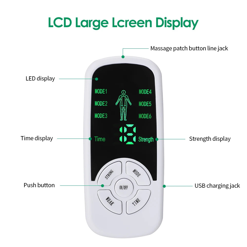  TENS acupuncture pulse massager device