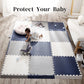 Thick interlocking puzzle foam play mat for kids baby playroom floor