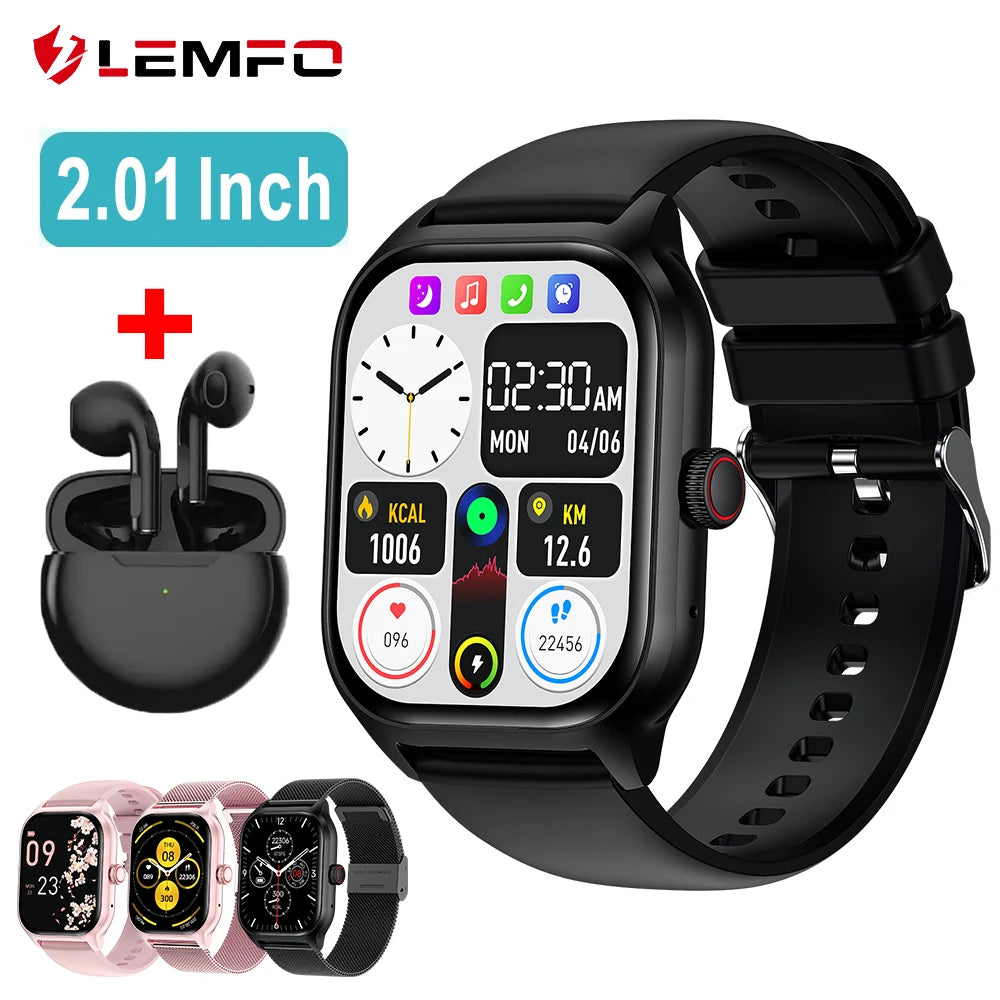 Touch dial Bluetooth fitness tracker smartwatch