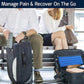 Travel-friendly massage roller for gym and fitness use