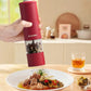 USB rechargeable electric salt and pepper grinder automatic spice mill for kitchen seasoning