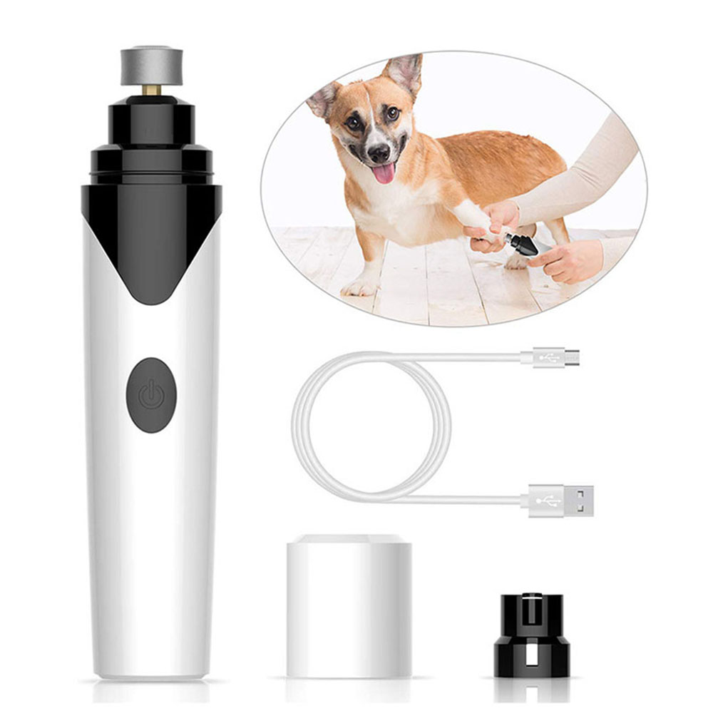 USB rechargeable pet nail grinder for dogs and cats