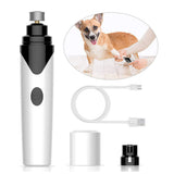 USB rechargeable pet nail grinder for dogs and cats
