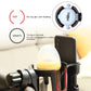 Universal electric car water cup holder organizer for vehicle interior