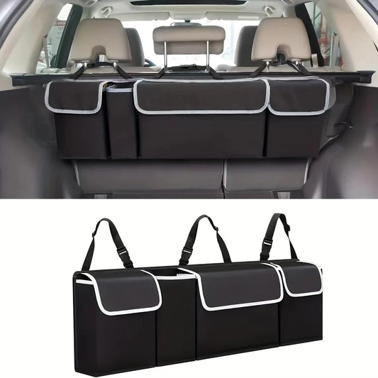 Versatile Oxford Cloth Car Trunk Storage Bag Rear Seat Back 