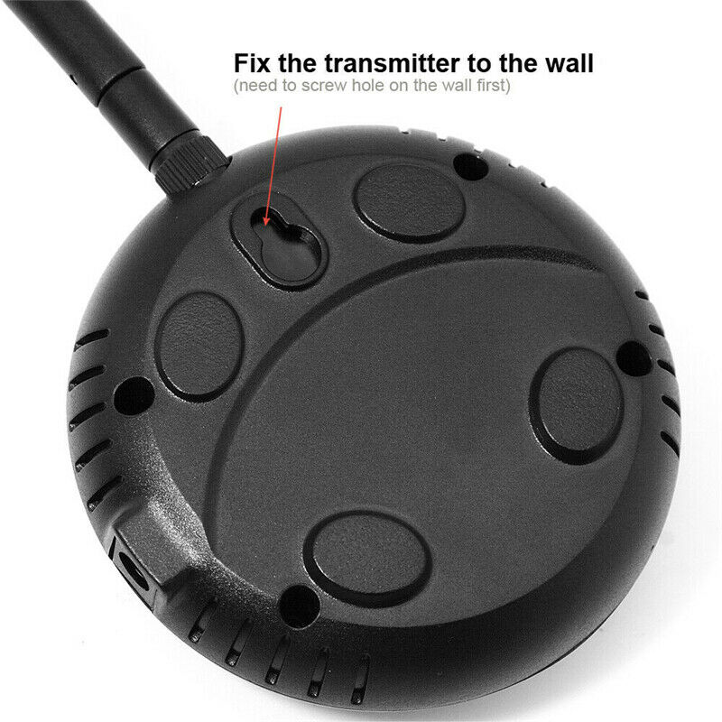 Waterproof dog training collar with wireless fence system