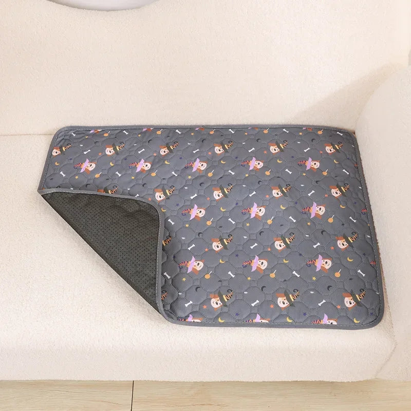 Waterproof reusable pet training pad for home and travel