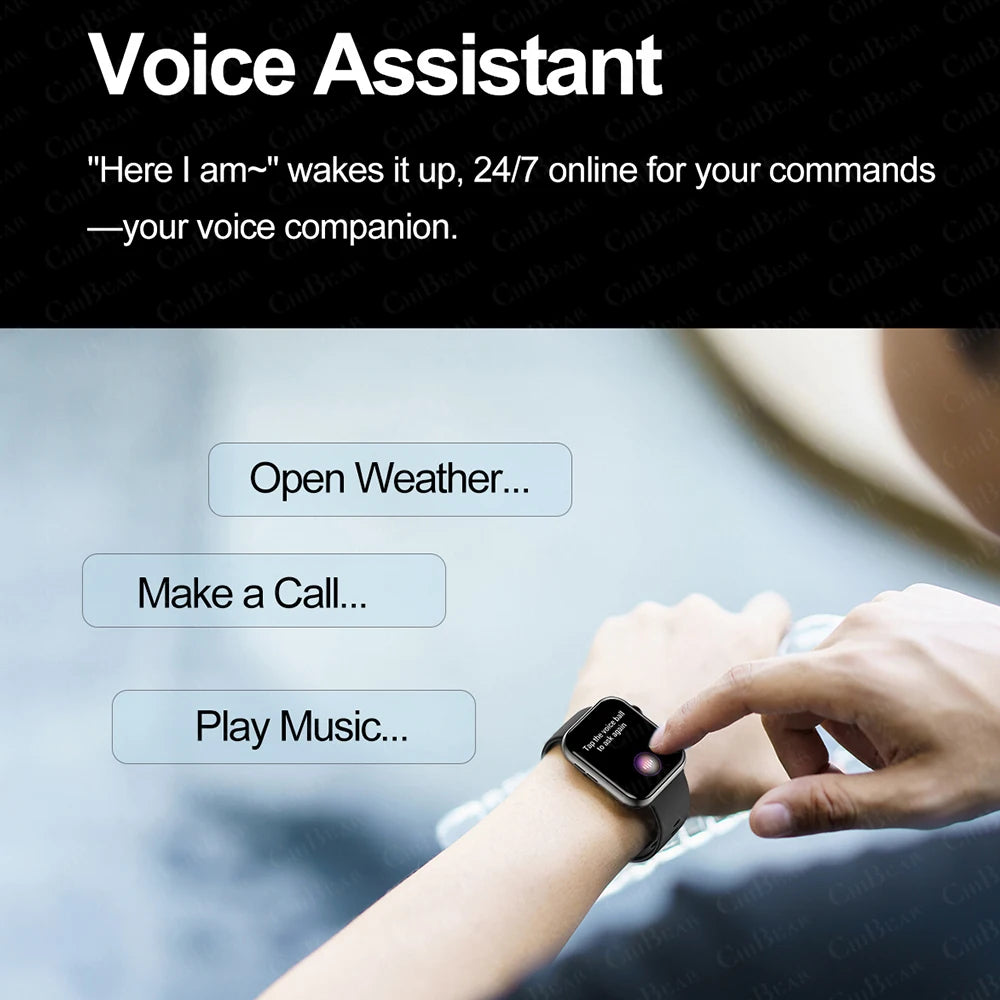Waterproof smart watch with sleep monitoring